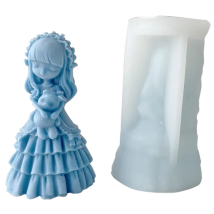 forma silikonowa do wosku gipsu zywicy lalka z lisem.jpg